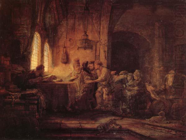 The Parable of the Laborers in the Vineard, REMBRANDT Harmenszoon van Rijn